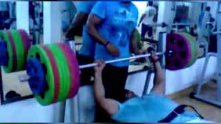 Neeraj Pepsu 200Kg Bench Press  Neeraj Tanwar  Asola Fathepur Village [upl. by Feerahs]