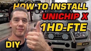 1HDFTE  How To Install UNICHIP UNIX into your Toyota Landcruiser [upl. by Annay963]