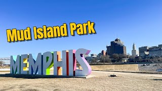 MUD ISLAND PARK Memphis Walking Tour  Memphis TN USA [upl. by Ulric]