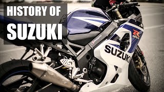 Suzuki Motorcycles  History [upl. by Nueormahc]