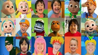 Blippi and Rain vs Cocomelon and Dibilion who is better at incredible dances [upl. by Sugar]