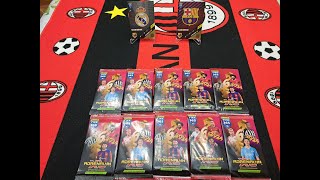 PANINI FIFA 365 2024  MECZ REAL M vs BARCELONA  UNBOXING 10 SASZETEK  KTO WYGRAŁ [upl. by Elyac]