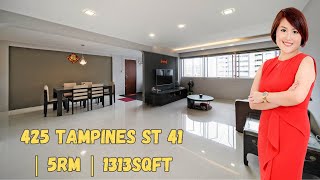 425 Tampines St 41  Tampines  5RM  122sqm [upl. by Yennep]