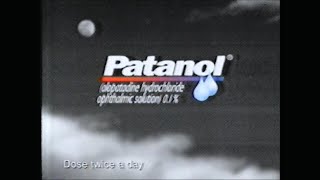 Patanol olopatadine hydrochloride ophthalmic solution 01 by Alcon ad shown in 2000 [upl. by Rodolph]