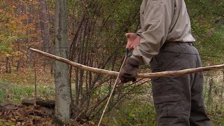 How to Build a Survival Bow  Instructional Video Sample [upl. by Elehcar]