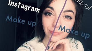 Make up Instagram CONTRE Make up Real Life  Collab PlayYourVideo [upl. by Ayrotal649]