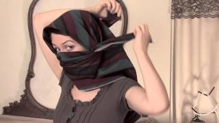 How to Tie a Shemagh Scarf  Scarves [upl. by Ijar]