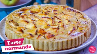 🍏 TARTE NORMANDE AUX POMMES  RECETTE FACILE 🍏 [upl. by Rohpotsirhc]