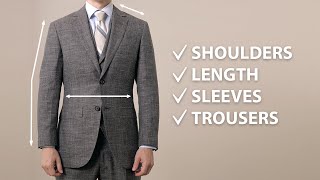 How a Suit Should Fit 2022 Guide [upl. by Jaime274]