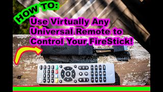 How to Program Any Universal Remote to Work With Amazon FIRE TV Stick [upl. by Ahsikyt]