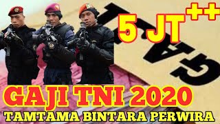 GAJI TNI 2020  tamtama bintara perwira nol masa dinas [upl. by Lea]