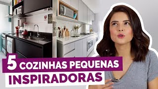 5 COZINHAS PEQUENAS E PLANEJADAS INSPIRADORAS prefiro a 4ª  DicaDaPâ [upl. by Ornie]