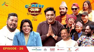 Comedy Club with Champions 20  Episode 26  Babita Baniya JerryPradip Rokka [upl. by Matazzoni]