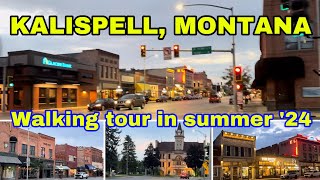 KALISPELL MONTANA OLD WEST HERITAGE Walking Tour 4k travel [upl. by Nivk]