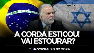 BRASIL É HUMILHADO EM ISRAEL E CHAMA DE VOLTA EMBAIXADOR  ICL NOTÍCIAS AO VIVO  20022024 [upl. by Oiligriv]