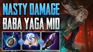 BABA DAMAGE IS RIDICULOUS Baba Yaga Mid Gameplay SMITE Conquest AZ [upl. by Nylirek]