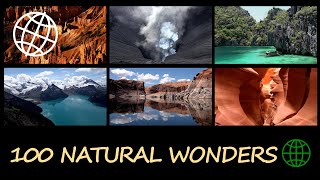 100 Natural Wonders of the World Amazing Places 4K [upl. by Hobey163]