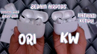 Perbedaan AirPods Pro KW vs AirPods Pro ORI Nonton Sebelum Ketipu [upl. by Kilk]