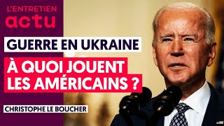 GUERRE EN UKRAINE  À QUOI JOUENT LES AMÉRICAINS [upl. by Edyaj]