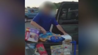 Walmart shoplifting vigilante goes viral [upl. by Anirtruc951]