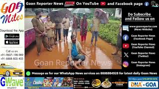 Goan Reporter News Bus Owners Protest Over Poor Road Conditions in Assagao [upl. by Iny376]