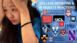 COLLEGE DECISIONS  IB RESULTS REACTION 2023 ivies t10s northwestern jhu uk cambridge hk intl [upl. by Mercado]