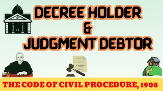 Decree holder and judgment debtor in CPC 1908 HindiUrdu [upl. by Iliram]