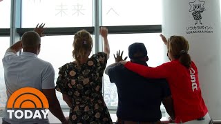 TODAY Anchors Visit Tokyos Skytree The Tallest Tower In The World [upl. by Adama]