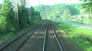 Führerstandsmitfahrt Trier nach Koblenz Mosel Gbf Teil2 [upl. by Junia164]