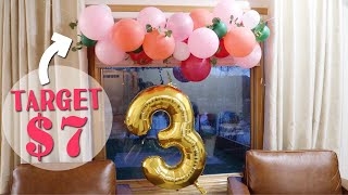 7 Target Balloon Arch Kit DIY Step by Step Tutorial EASY [upl. by Leseil]