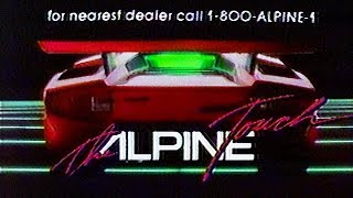 1983 Alpine Car Stereo ft a Lamborghini Countach [upl. by Peony]