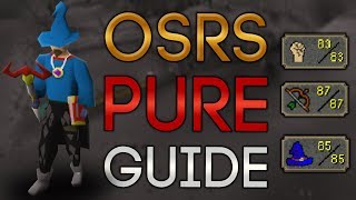 Easiest way to Build a Pure OSRS Pure Guide [upl. by Anovad]