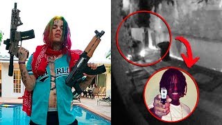 ATIRARAM em 6IX9INE junto com KANYE WEST NICKI MINAJ tiroteio na gravação de novo clipe│Dos Anjos [upl. by Natassia]