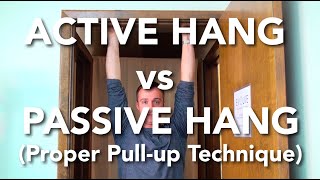 Passive vs Active Pull Up Hang  Pull Up Technique  Molalla Chiropractor [upl. by Ahcsas]