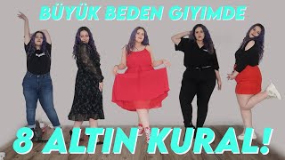 kilolu kızların giyim rehberi  ince gösteren 8 altın kural [upl. by Ahsytal]