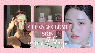 clean and clear skin tips and tricks glow in just 7 days challenge  BluelbellDIY 💐🌹🌼 [upl. by Ettener]