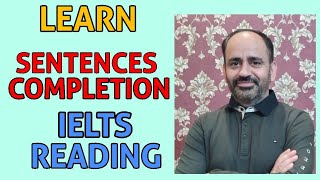 IELTS READING  SENTENCE COMPLETION [upl. by Ahsoj]