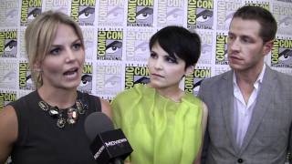 Once Upon a Time  Season 1 ComicCon Exclusive Jennifer Morrison Ginnifer Goodwin and Josh Dallas [upl. by Alyhs28]