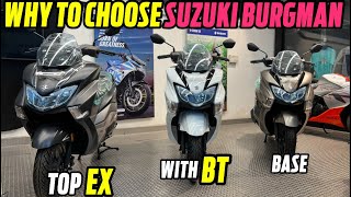 Top 5 Points To Buy Suzuki Burgman In 2024  Suzuki Burgman Street 125 New Model 2024 [upl. by Aisile]