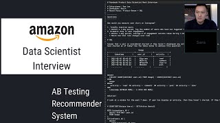 Amazon Data Scientist Mock Interview  AB Testing [upl. by Quince]