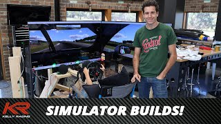 Rick Kelly upgrades his Supercars Eseries racing simulator Part One  Kelly Racing [upl. by Eikceb672]