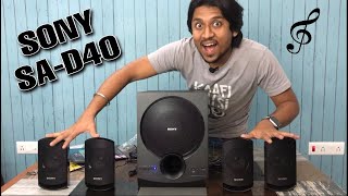 SONY SA D40 Home Theatre  Unboxing amp First LookNextLevelMusic [upl. by Kania]