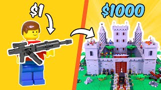 1 vs 1000 LEGO creation [upl. by Marnie]