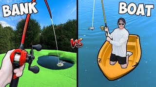 Bank Fishing vs Boat Fishing [upl. by Dani]