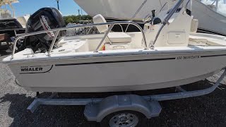 Boston Whaler 150 Montauk  The small GIANT THE TOUGHEST 15ft center console boat in the market [upl. by Reade270]