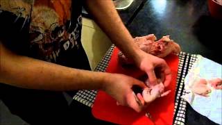 Chicken dismemberment guide to jointing chickens and a Somerset chicken casserole recipe [upl. by Clevie]