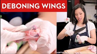 How to Debone Chicken Wings Flats Only  Hot Thai Kitchen [upl. by Carter227]