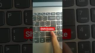 Permanent delete shortcut key laptoppc keyboard shorts [upl. by Hna]