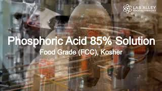 Phosphoric Acid 85 Solution Food Grade FCC Kosher [upl. by Melcher]