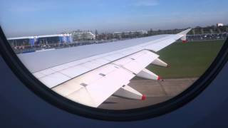 HD Takeoff Airbus A380 British Airways Upper Deck LHR runway 27R [upl. by Signe394]